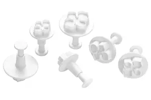 Essentials by Premier 6Pc White Flower Cutter Set