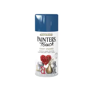 Rust-Oleum Painter's Touch Ocean blue Gloss Multi-surface Decorative spray paint, 150ml