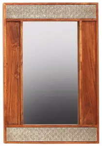 Interiors by Premier Boho Acacia Wood Wall Mirror