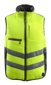 Mascot Safe Supreme Grimsby Thermal Gilet (Hi-Vis Yellow/Dark Anthracite)  (XXX large)