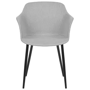 Set of 2 Dining Chairs ELIM Light Grey