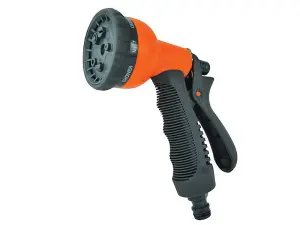 Faithfull YM7202BUL Plastic 8 Pattern Adjustable Spray Gun (Bulk Pack 8) FAIHOSESPBUL