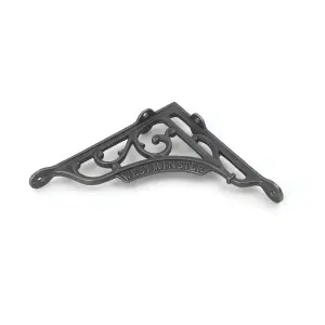 Oakcrafts - Pair of Antique Cast Iron Westminster Victorian Style Shelf Brackets - 197mm x 180mm