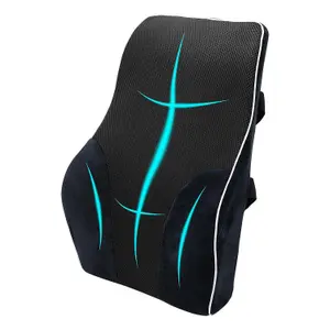 Memory Foam Back Cushion - Memory Foam car Lumbar Support Pillow - Comfortable And Suitable For All Seasons