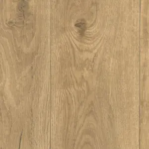 Beige Wood Effect Vinyl Flooring For Kitchen, Bathroom & Living Room, 2.0mm Thick Vinyl Sheet-5m(16'4") X 4m(13'1")-20m²