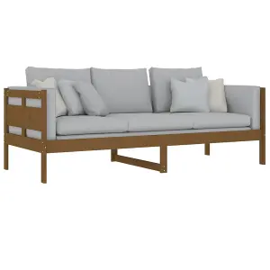 Berkfield Day Bed Honey Brown Solid Wood Pine 80x200 cm