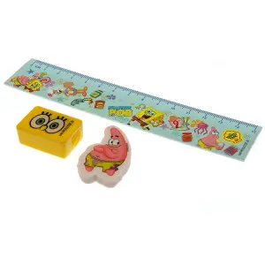 SpongeBob SquarePants Characters Stationery Set (Pack of 6) Multicoloured (One Size)