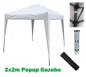 MCC Direct 2X2 Pop up White Gazebo