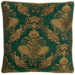 Paoletti Shiraz Floral Jacquard Feather Rich Cushion