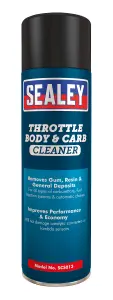 Sealey Throttle Body & Carburettor Cleaner 500ml Pack of 6 SCS013