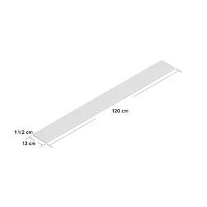 Sylvan Place Easyfit Radiator Shelves White / 60cm W