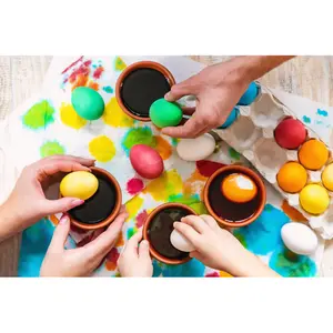 Easter Eggs - Wrapped Canvas Print 51cm H x 76cm W x 3.8 cm D