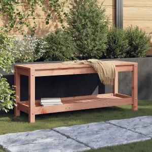 Berkfield Garden Bench 108x35x45 cm Solid Wood Douglas