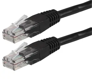 PRO SIGNAL - 10m Black Cat5e Ethernet Patch Lead