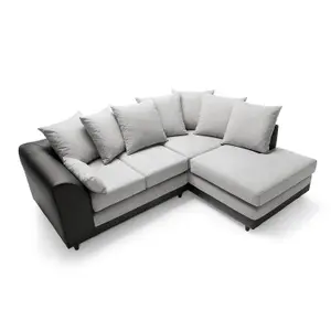 Dylan Corner Sofa Right Facing in Light Grey