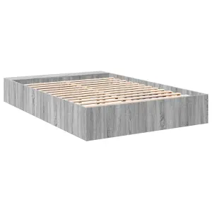 Berkfield Bed Frame without Mattress Grey Sonoma 160x200 cm