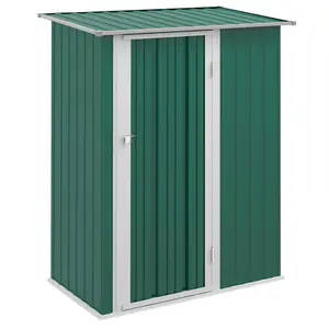 4.7ft. W x 2.8ft. D Flat Garden Shed Green