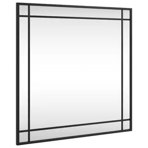 Mirl Rectangle Metal Wall Mirror 60cm H x 60cm W