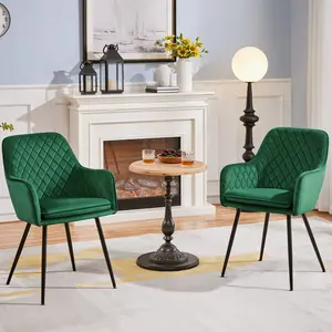  Upholstered Dining Chair (Set of 2) Green