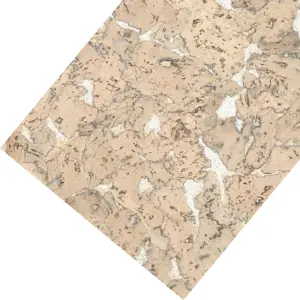 Beautiful Cork Wall Panels - Cream - 1 Pack - 1.98m2 - 600x300x3mm