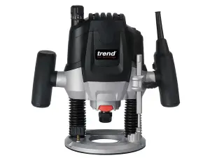 Trend T7EK 1/2in 2100W Variable Speed Router Plunge Cut 240V +6 Piece Cutter Set