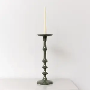 Melody Maison Large Green Candle Holder - 36cm