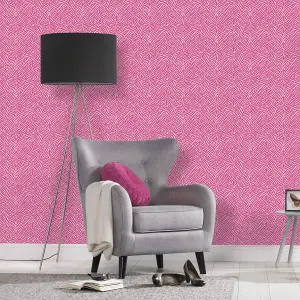 AS Creation Pink Animal Print Wallpaper Textured Paste The Wall Blown Vinyl