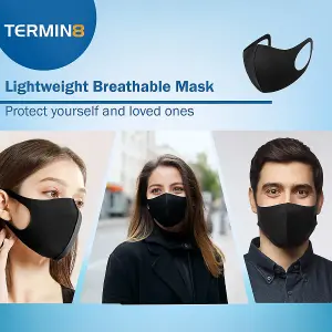 Termin8 Camoflage Resuable and Washable Face Mask Brown x 1 Mask