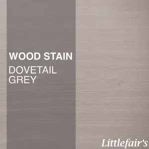 Littlefair's - Indoor & Outdoor Wood Stain - Dovetail Grey - 2.5 LTR