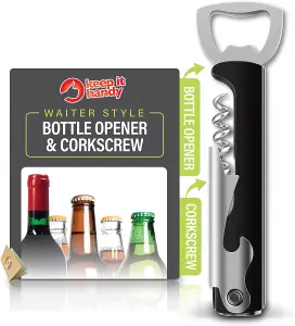 Wine Corkscrew Bottle Opener - 2-in-1 Wine Bottle Openers - Corkscrews Wine Bottle Opener Wine Opener Corkscrew Wine Opener