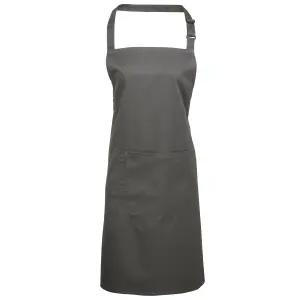 Premier Ladies/Womens Colours Bip Apron With Pocket / Workwear (Pack of 2)