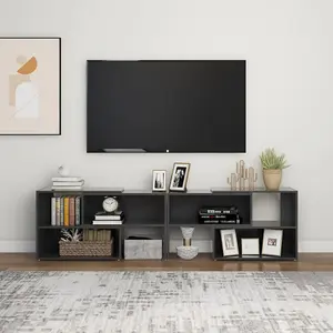 Berkfield TV Cabinet Grey 149x30x52 cm Engineered Wood