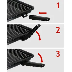 SPARES2GO XXL Extra Large UNIVERSAL Oven Cooker Grill Pan Tray Double Handle 440mm x 370mm