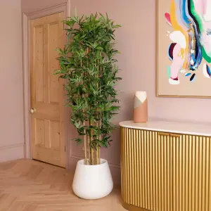 Blooming Artificial - Oriental Bamboo Bundle - Faux Garden Plants - Outdoor Tree