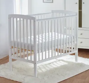 Kinder Valley Sydney Compact Cot White with Kinder Flow Mattress