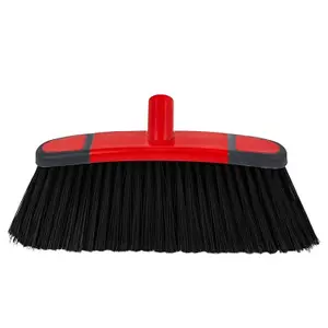 2x Soft Brooms and Long Handle Indoor Sweeping Brooms Ideal For Hard Floors