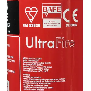 UltraFire 5kg CO2 Fire Extinguisher