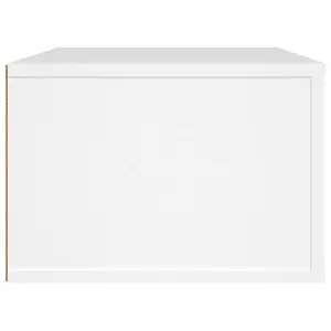 Berkfield Hanging TV Cabinet White 80x36x25 cm Engineered Wood