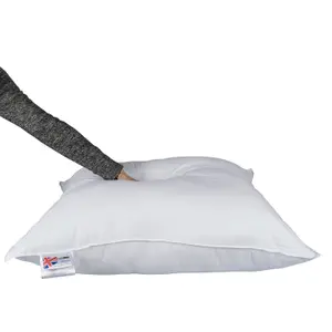 Homescapes Duck Feather Euro Continental Square Pillow - 80cm x 80cm (32"x32")