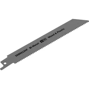 5 Pack Bi-Metal Reciprocating Saw Blades - 150mm, 10 TPI for Efficient Cutting