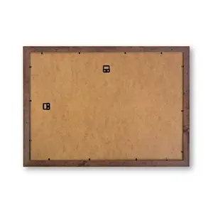 Abstract Vol.479 by S.Johnson - Single Picture Frame Painting Walnut / 62cm H x 87cm W x 2cm D