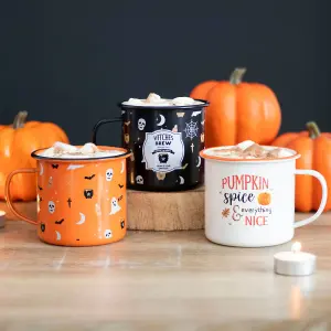 Classic Enamel Mug 'Pumpkin Spice'