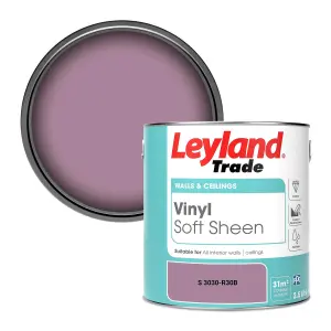 Leyland Trade Vinyl Soft Sheen Walls & Ceilings Emulsion Paint (S 3030-R30B) - 2.5L