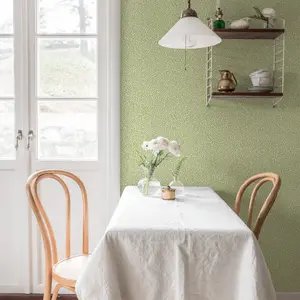 Galerie Sommarang Light Green Mono Leaf Wallpaper Roll