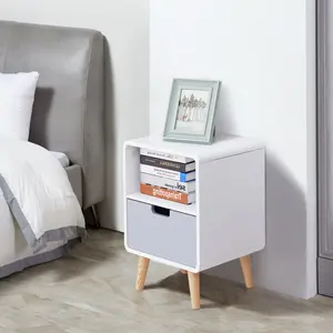 Rhiannon 1 Drawer Bedside Table