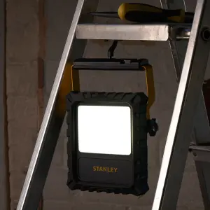 Litecraft Stanley Portable Rechargable Black 20 Watt LED IP54 Outdoor Work Light