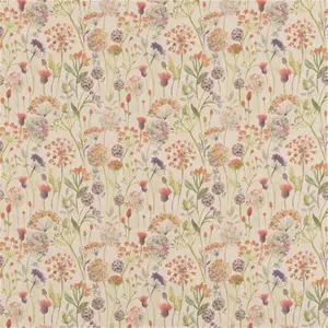 Dunelm By The Metre Watercolour Florals Oil Cloth, Floral, PVC