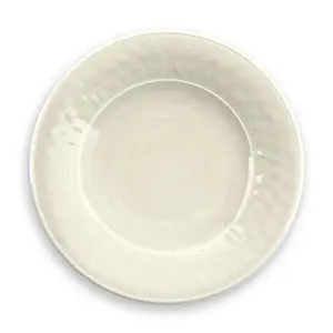 Purely Home Crackle Cream Melamine Dinner Plates - Set of 5