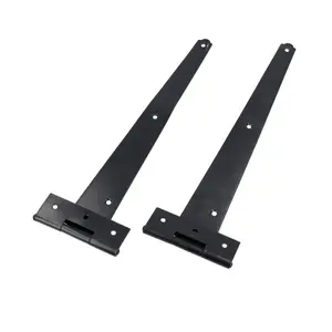 300mm Heavy Duty T Tee Hinges for Doors + Gates with Fixing Screws 2pc