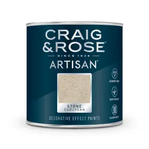 Craig & Rose Artisan European Stone Textured effect Matt Topcoat Special effect paint, 250ml